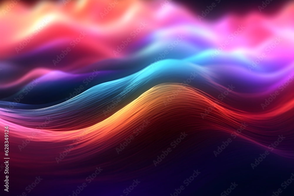 neon light wave background neon light wave background