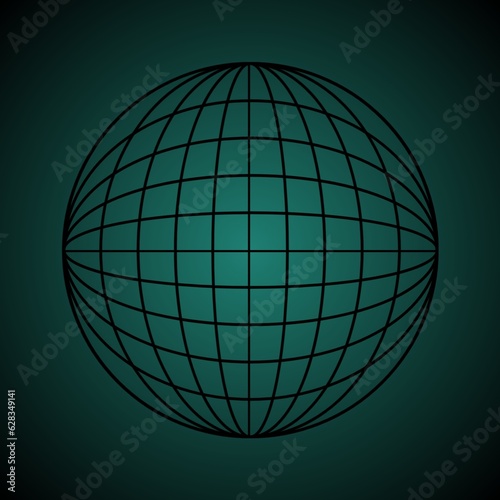 abstract background with globe