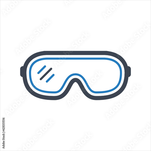 Safety glasses icon