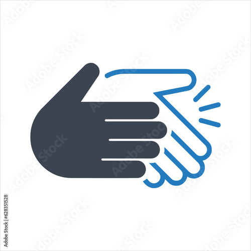 Hands clapping icon