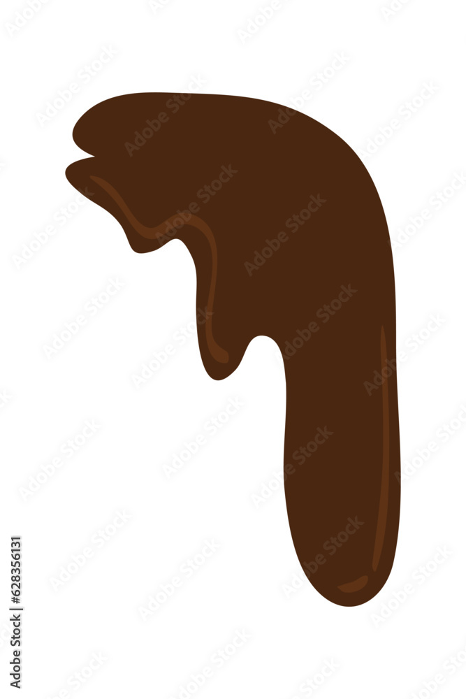 Hand Drawn Melting Choco Illustration. Chocolate drops and blots. Isolated seamless repeatable melted brown and white chocolate flow down Hand Drawn Melting Choco Illustration. Chocolate drops and blots. Isolated seamless repeatable melted brown and white chocolate flow down