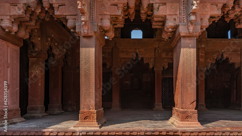 Print op canvas Ancient Indian architecture