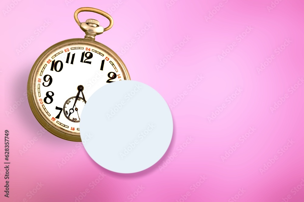 Menopause concept. symbol of woman and watch. Menopause concept. symbol of woman and watch.