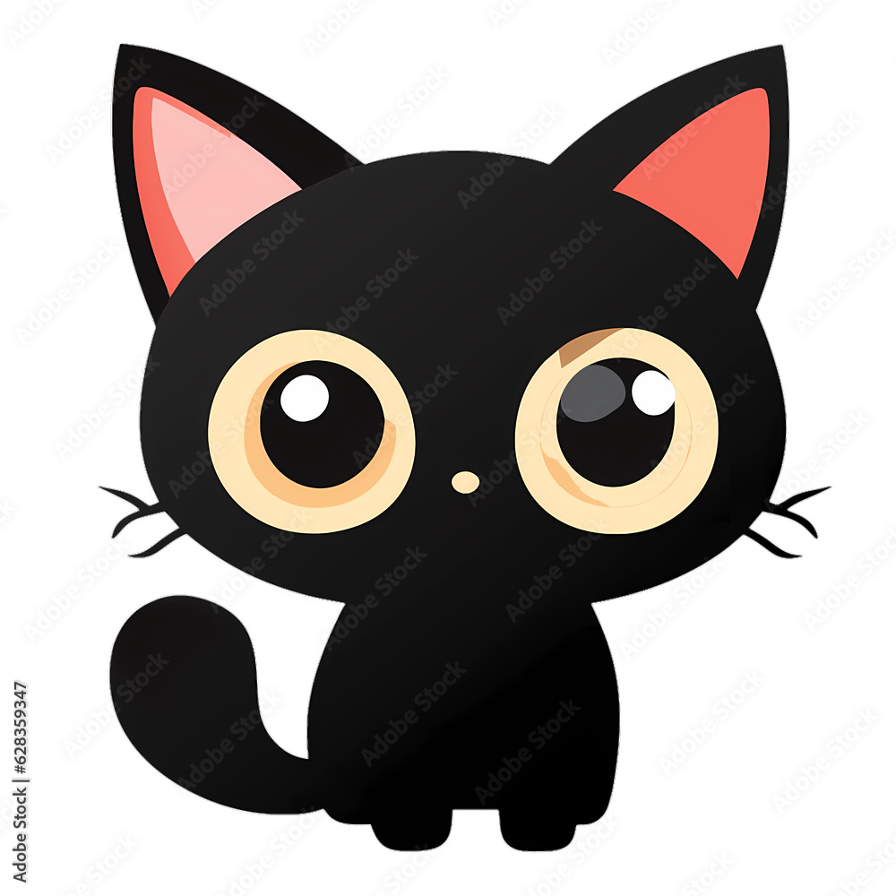 Kawaii Black cat 