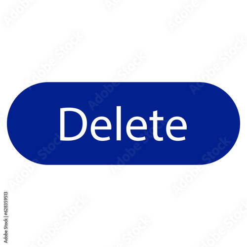 button of delete in website