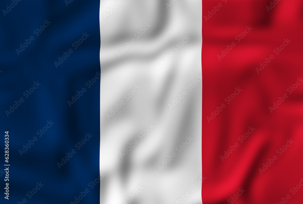 A Flag of France Country