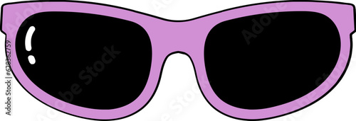 Hippie Sunglasses in Retro 60s-70s Style