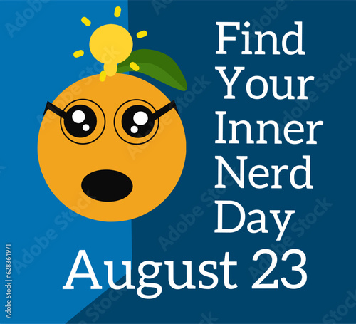 oranges with glasses,Find Your Inner Nerd Day August 23