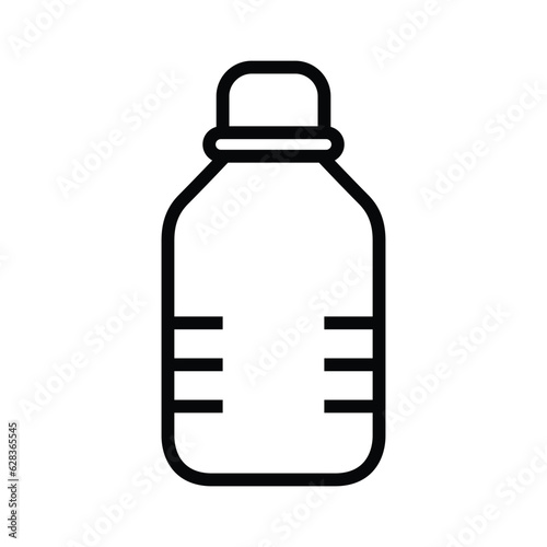 Water drink bottle vector icon