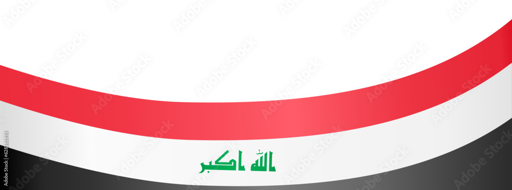 Iraq flag wave isolated on png or transparent background Iraq flag wave isolated on png or transparent background