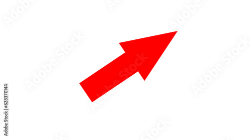 Roter Pfeil zeigend oben rechts Free Download Roter Pfeil zeigend oben rechts - GFXLoad