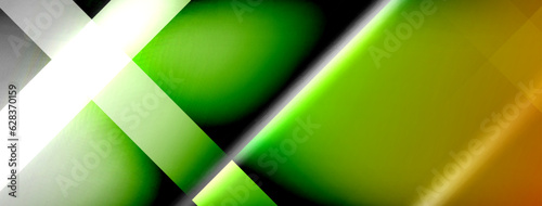 Light and shadow squares and lines abstract background