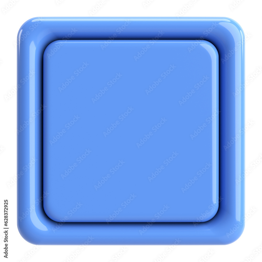 3D button. Empty button. 3D illustration. 3D button. Empty button. 3D illustration.