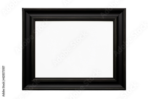Colored square picture frame isolated on white background with empty space for image. Mockup for design, photo, poster. 