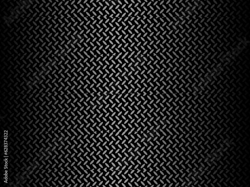 Black metal texture steel background. Luxurious steel texture. Perforated metal sheet.