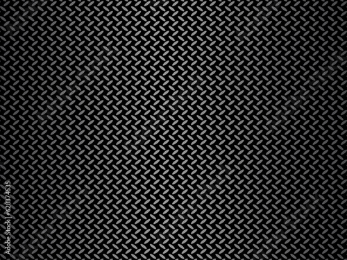 Black metal texture steel background. Luxurious steel texture. Perforated metal sheet.