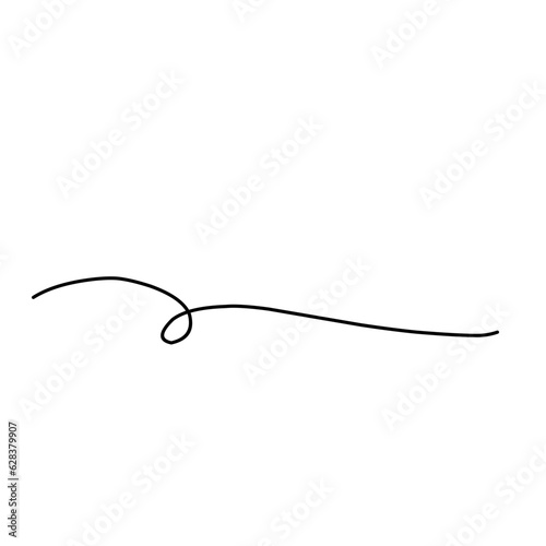 Scribble Line Quote Decortion 