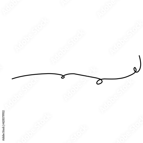 Scribble Line Quote Decortion 