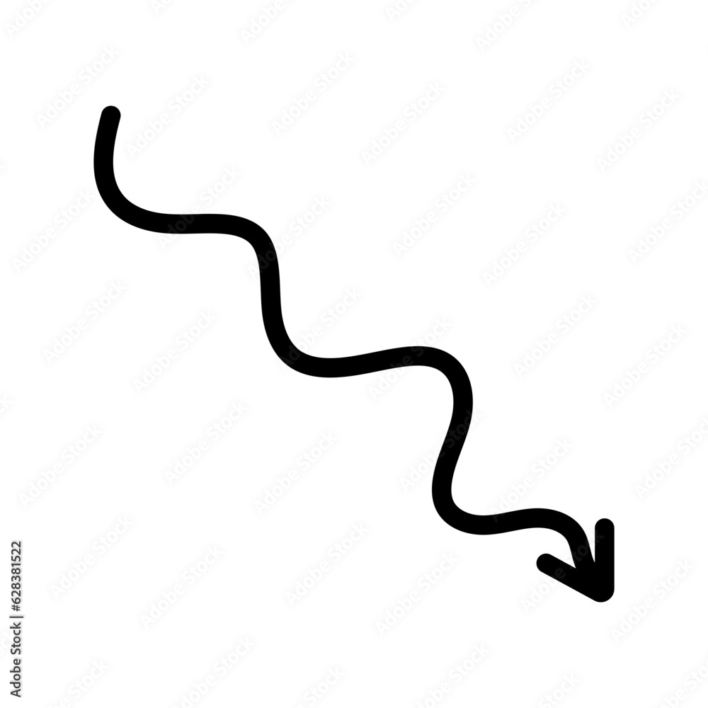 Abstract Line Arrow