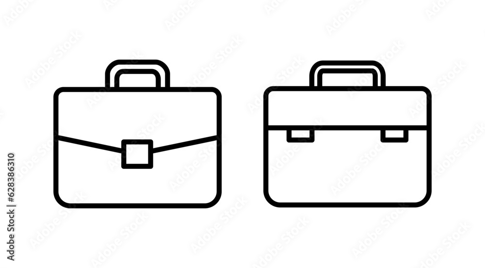 Briefcase icon vector. Portfolio vector icon. suitcase icon Briefcase icon vector. Portfolio vector icon. suitcase icon