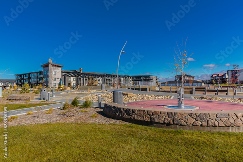 Evergreen Square in the city of Saskatoon, Canada