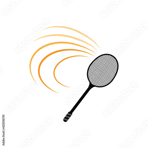 Badminton Logo Design, Sports Vector, Shuttlecock Logo, Badminton Tournament, Simple Minimalist Badge