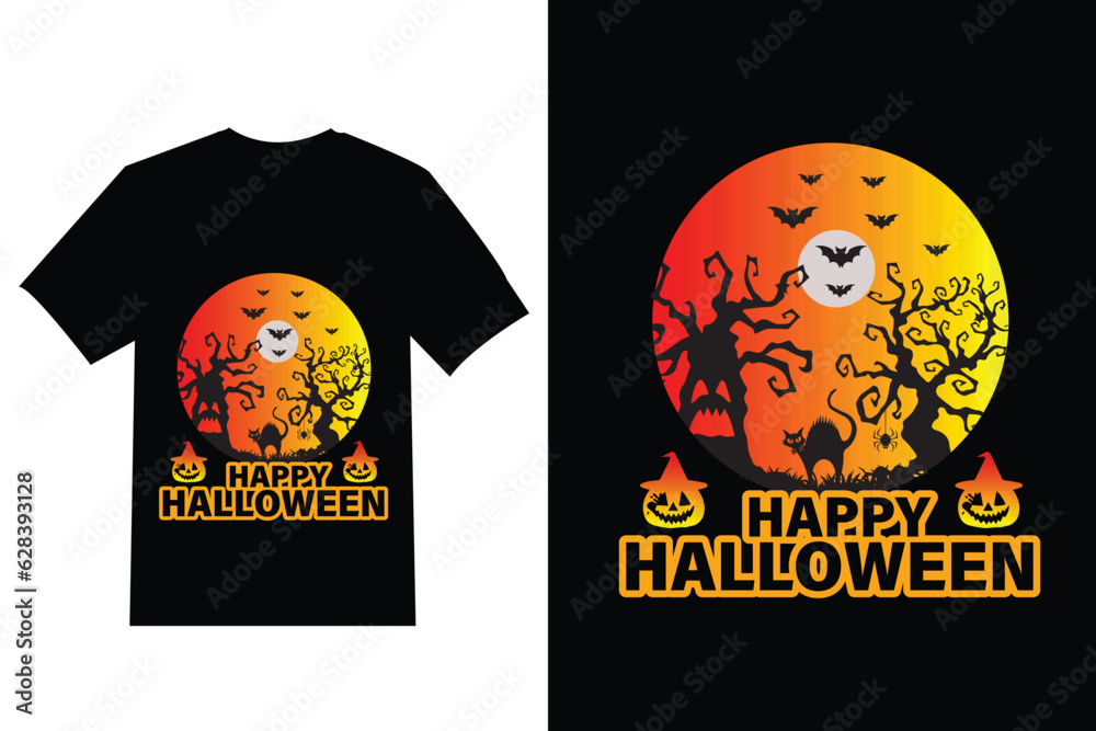 Halloween t shirt design.