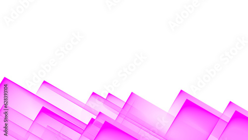 Pink abstract geometric shapes gradient transparent png background
