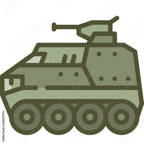 armored van two tone icon