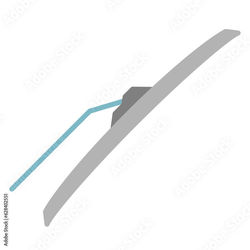 Illustration of Car Wiper Flat Icon