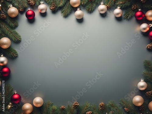 Christmas wallpaper background for postcards, empty space for placing text.