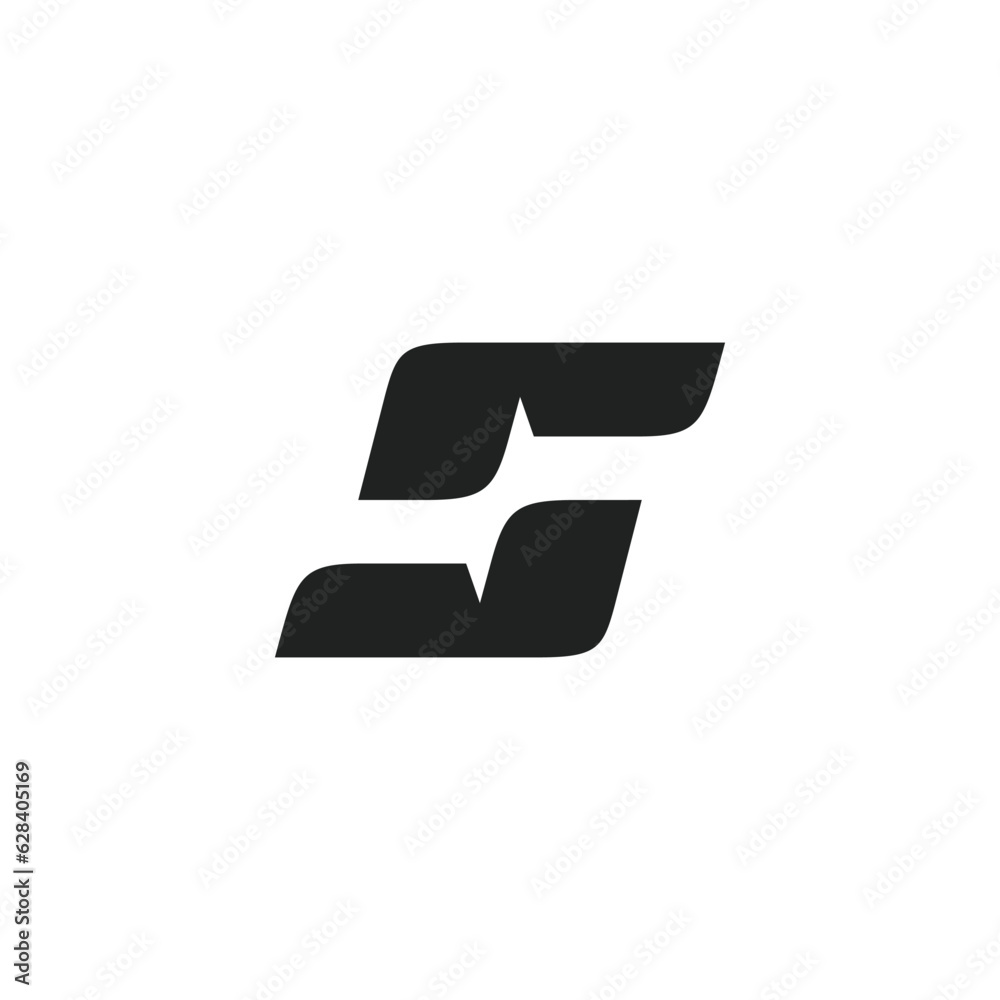 Initial letter S monogram logo icon Initial letter S monogram logo icon