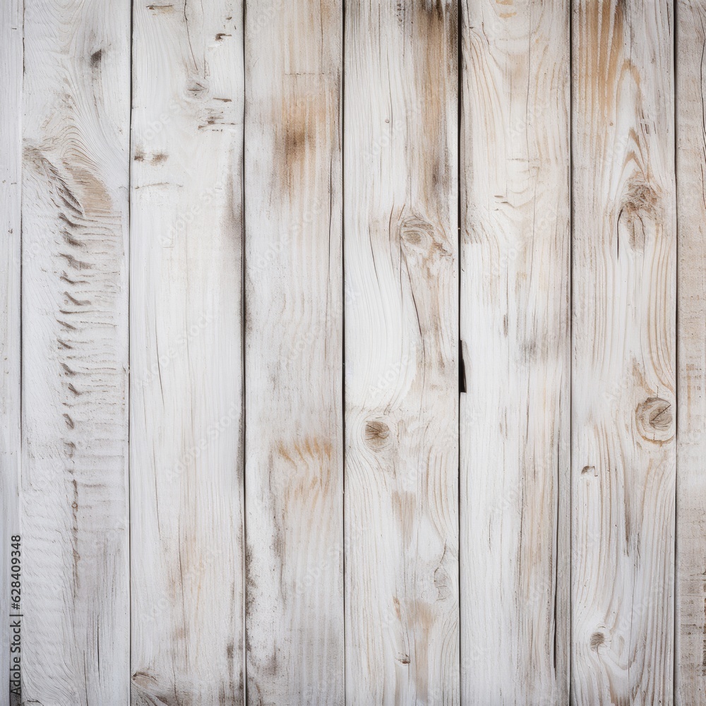 Fototapeta premium Clean Whitewashed Timber