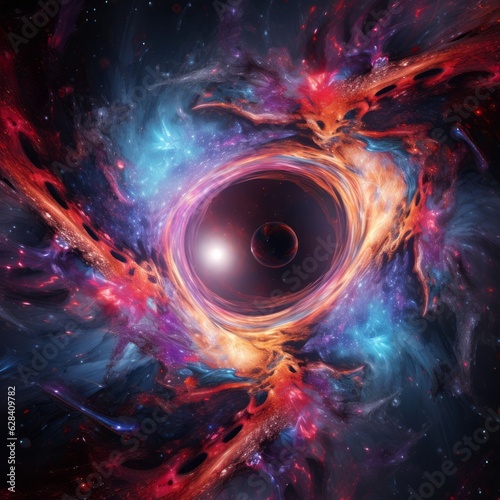 Cosmic Black Hole Art