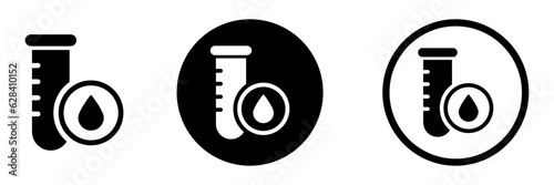  Blood test vector icon designs