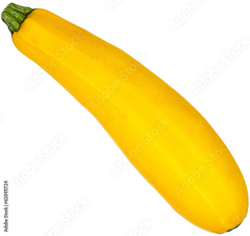 фотографія Yellow zucchini on transparent background