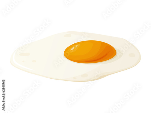 Scrambled egg. Healthy Breakfast. Protein and yolk.