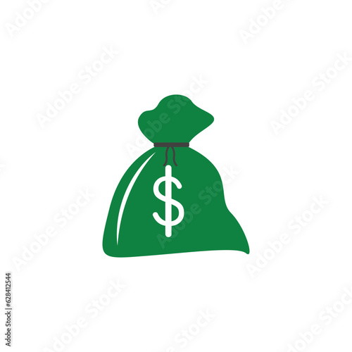 money  bag dollar logo icon