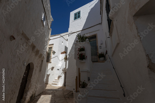 View of the turistic town of Cisternino, province of Brindisi, Puglia, Italy