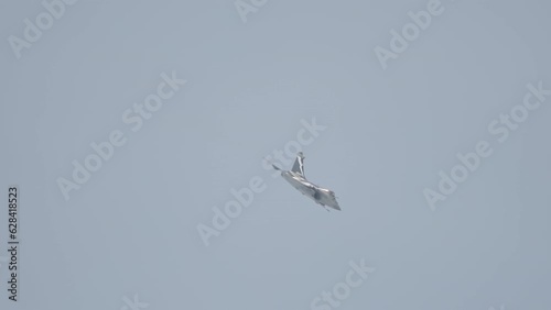 Advanced fighter jet performing high speed manoeuvres at low altitude