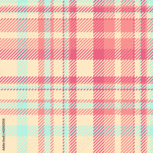 Texture plaid pattern of tartan background fabric with a textile seamless vector check.