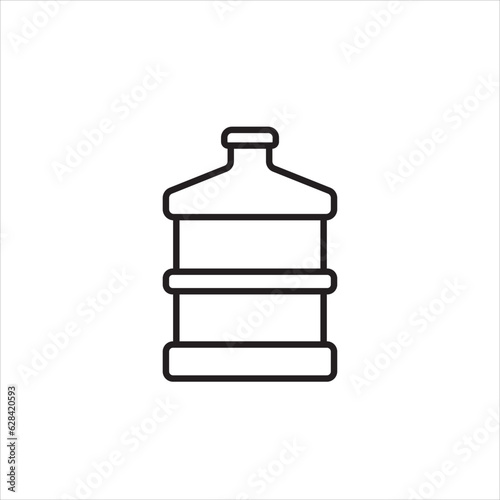 drinking water bottle icon vector illustration symbol