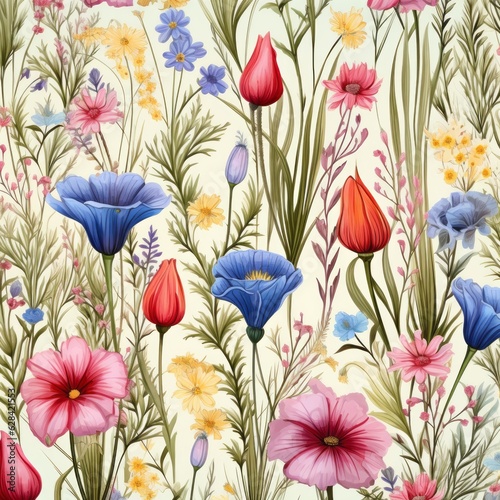 Meadow Bloom Pattern © ContentHub