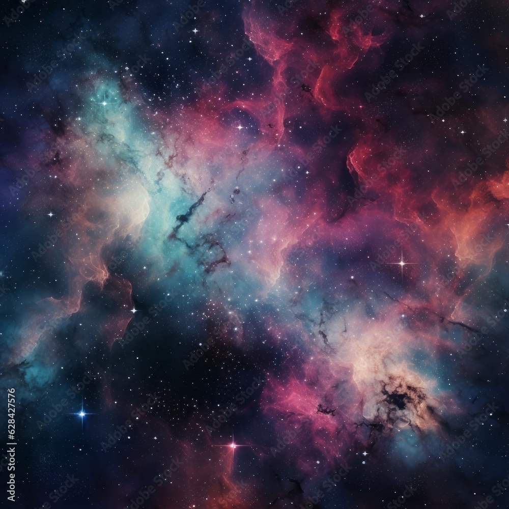 Obraz premium Starry Cosmic Backdrop