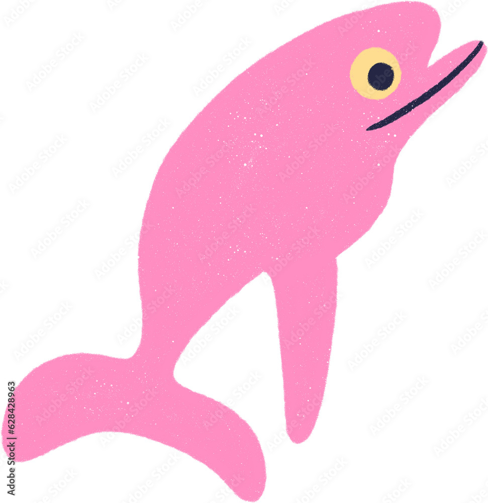 Cute Marine Life Cartoon Hand drawn Illustration Cute Marine Life Cartoon Hand drawn Illustration