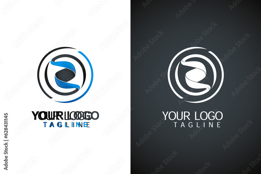 initial Z logo design vector template with editable text