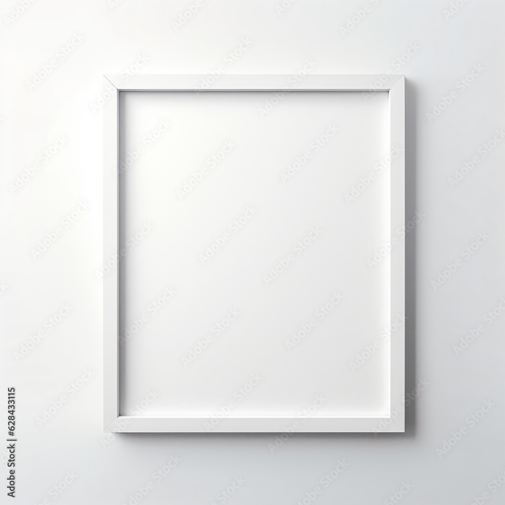 Simple frame layout with white background Simple frame layout with white background
