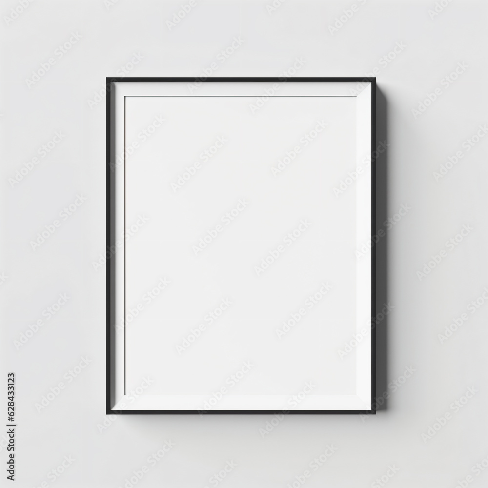 Simple frame layout with white background Simple frame layout with white background
