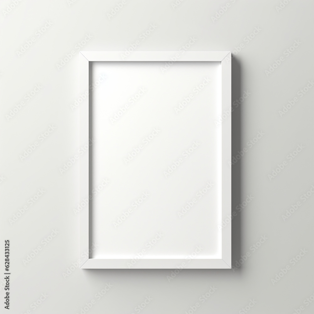 Simple frame layout with white background Simple frame layout with white background