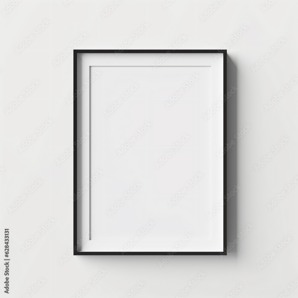Simple frame layout with white background Simple frame layout with white background